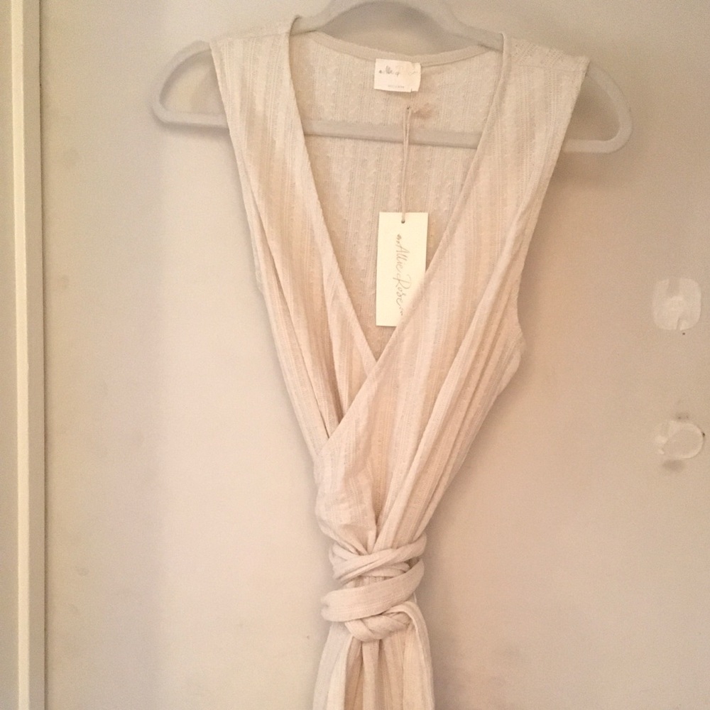 Annie Rose Wrap Sweater vest